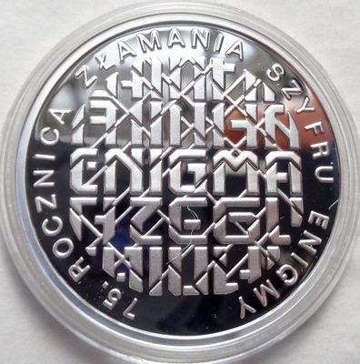 10 złotych - 75 lat złamania szyfru Enigmy - Enigma - 2007