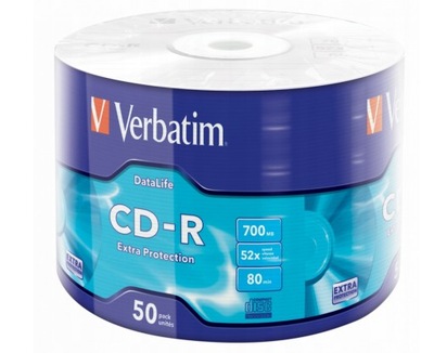 Płyty Verbatim CD-R Extra Protection 700MB 100 szt