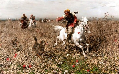 Wierusz - Polowanie na wilki - 80x50