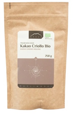 Kakao Criollo ziarno surowe mielone 250G