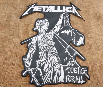 Metallica And Justice For All Duża Naszywka Haftow