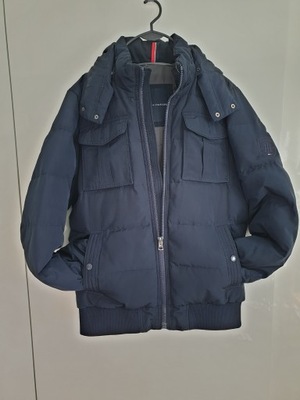 Tommy HILFIGER PUCHOWA KURTKA BOMBER ROZ L