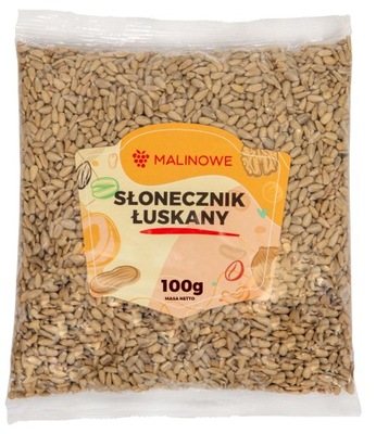 SŁONECZNIK ŁUSKANY 100g DOSKONAŁY JAKOŚĆ PREMIUM