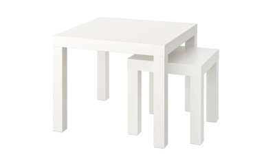 IKEA LACK Zestaw stolików, 2 szt., biały