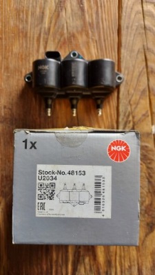 Chevrolet matiz ngk 48153 катушка зажигания фото №1