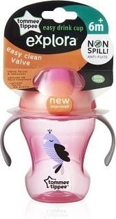 Tommee Tippee Kubek niekapek, girl 230ml (TT0336)