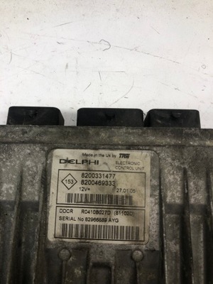 КОМПЬЮТЕР ДВИГАТЕЛЯ RENAULT 8200331477 8200469333 R0410B027D