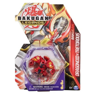 BAKUGAN LEGENDS FIGURKA + KARTY - Dragonoid x Tretorous 6066093