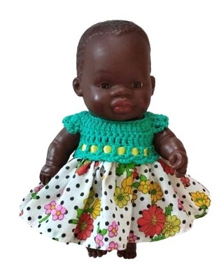 Ubranko dla lalki Bobas 21 cm Miniland - sukienka