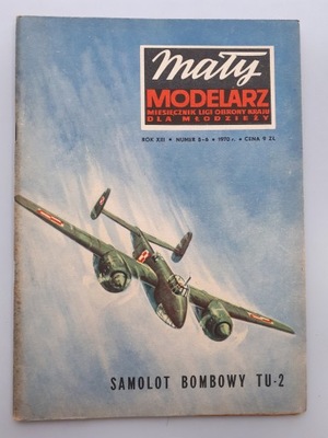 Mały Modelarz 4-5/1970 Samolot bombowy TUPOLEW TU-2