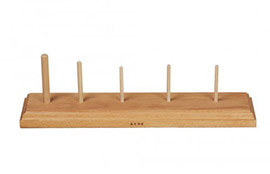 Drewniany stojak na flet 32x16x2cm z litego dębu