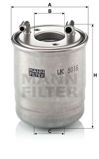 MANN-FILTER FILTRO COMBUSTIBLES WK8016X  