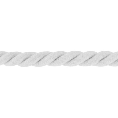 SZNUREK sznur bawełniany 10 mm skręcany BIAŁY