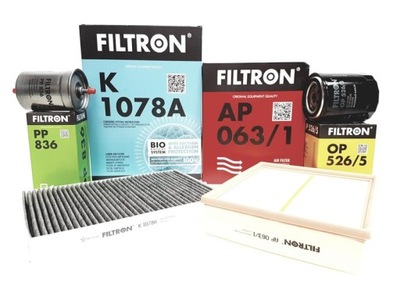 FILTRON JUEGO DE FILTROS AUDI A6 C5 RESTYLING 2.4 2.7T 2.8  