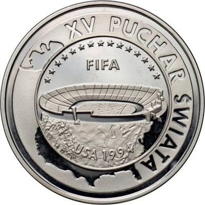 III RP, 1000 złotych 1994, XV Puchar Świata - FIFA USA