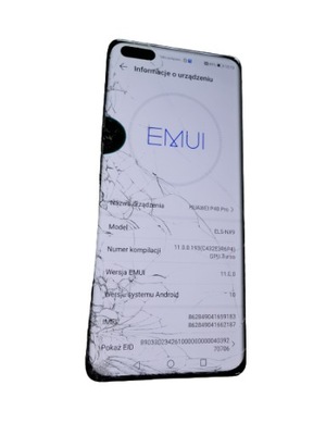 HUAWEI P40 PRO bez simlocka 8GB RAM 256gb USZKODZ