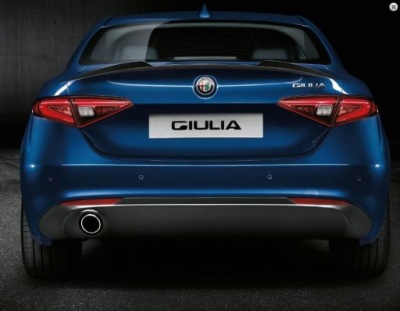 Накладка заднього бампера alfa romeo giulia фото №1