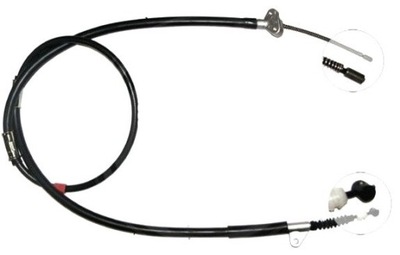 CABLE DE FRENADO TOYOTA AVENSIS 97-01 DERECHA  