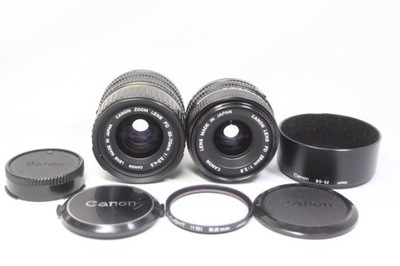 Canon New FD 28mm F/2.8 MF Wide Angle Lens + New FD 35-70mm F/3.5-4.5 Lens