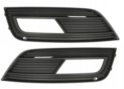 Audi a4 s4 решётка радиатора w бампере левая перед фото №1