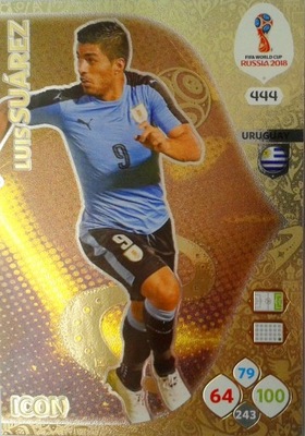 WORLD CUP RUSSIA 2018 ICON 444 LUIS SUAREZ