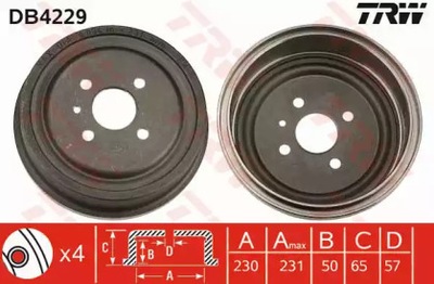 BEBEN DE FRENADO VAUXHALL OPEL CHEVROLET TRW  