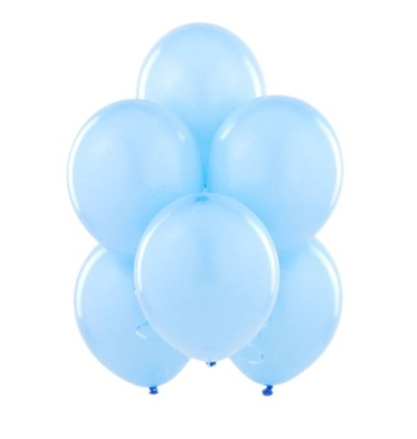 Balony lateksowe 5 szt niebieskie błękitne 5 cali