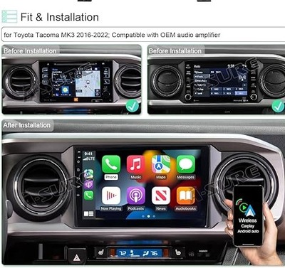 RADIO ANDROID TOYOTA COROLLA VERSO 2016-2021  