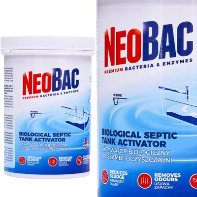 Bakterie NEOBAC enzymy do oczyszczalni szamba 600g