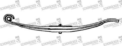Рессора gigant schomäcker 27100100, o.e. 919024 фото №1