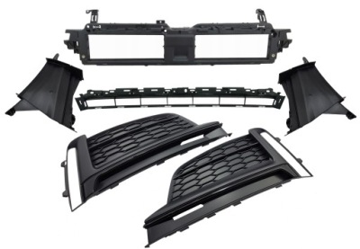 Решітка бампера перед l r кермо  повітря audi a5 8w6 2 s-line 15-19 фото №1