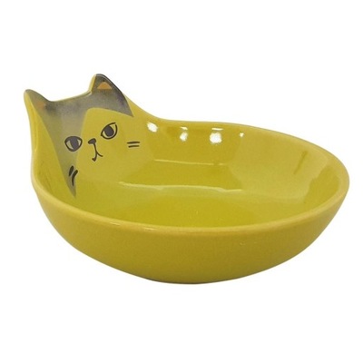 Miska ceramiczna dla kota - z uszkami Zielony