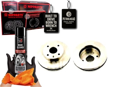 Гальмівні диски гальмівні 2szt chevrolet evanda 2.0 nippart #petrolhead pro+ kit2 фото №1
