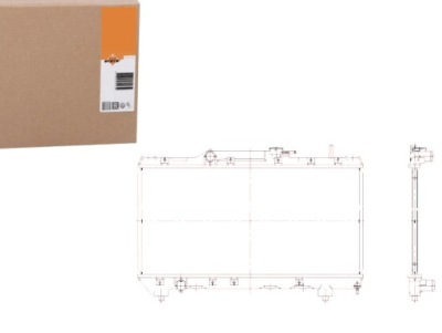 Nrf 507590 радиатор, система охлаждение двигателя фото №1