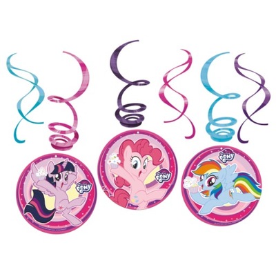 Spiralki My Little Pony 6 szt. Rainbow Dash