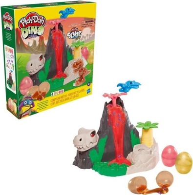 PLAY-DOH WYSPA DINOZAURÓW LAWA WULKAN SLIME F1500