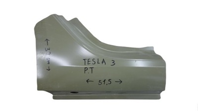 Tesla model 3 поріг стійку  правий задні фото №1