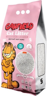 Żwirek Garfield biały bentonit baby powder 5l