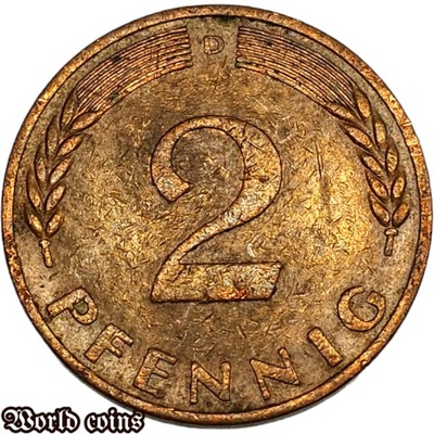 2 PFENNIG 1969 D