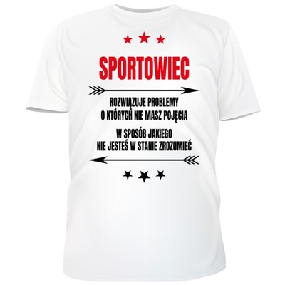 KOSZULKA SPORTOWIEC ROZWIĄZUJE