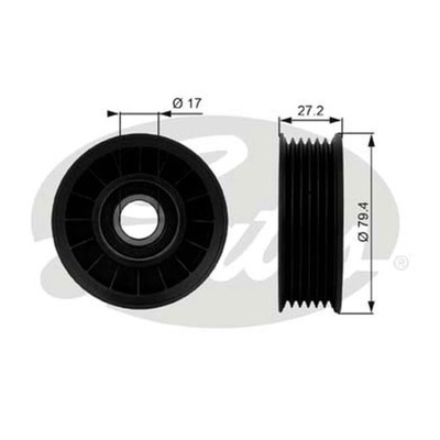 ROLL KIERUNKOWA / PROWADZACA, BELT WEDGE ZEBATY GATES T38009  