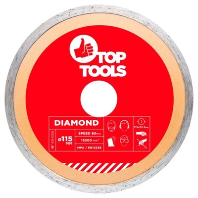 Tarcza diamentowa 115x22.2mm Top Tools 61H355