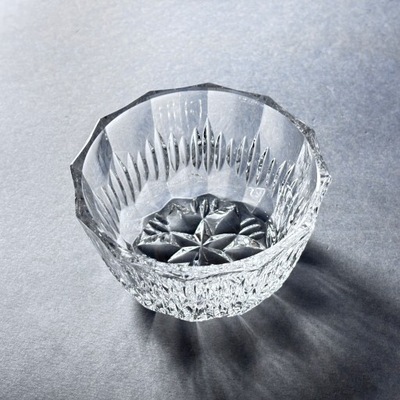 PIĘKNA KRYSZTAŁOWA SZKLANA MISECZKA NACZYNIE