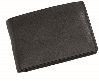 Skórzany portfel HOLIDAY w kolorze czarnym