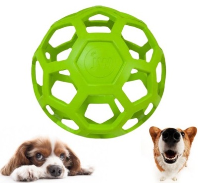 JW PET HOL-EE ROLLER LARGE Ażurowa piłka lekka dla ŚREDNIEGO psa - 11,5cm