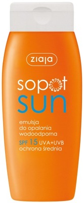 ZIAJA EMULSJA DO OPALANIA WODOODPORNA SPF15 150ML