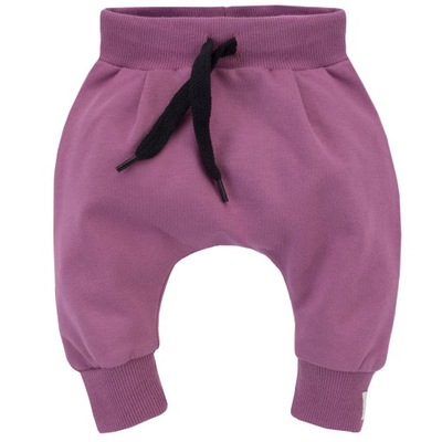 Spodnie niemowlęce fioletowe dziewczęce Pinokio 86