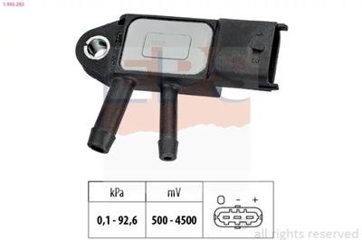 1-993-292 SENSOR PRESIÓN GASES DE ESCAPE FIAT 500 1,3MJT 16-  