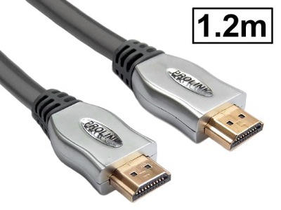 Kabel HDMI-HDMI v2.0 UHD 4K/60Hz PROLINK EXCLUSIVE 1.2m