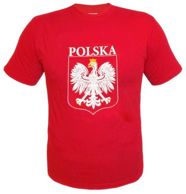 Koszulka Kibica Reprezentacji Polska Orzeł Mecz XL